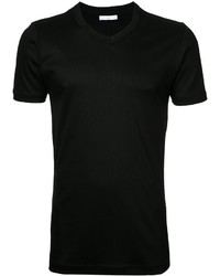 Мужская черная футболка с v-образным вырезом от ESTNATION