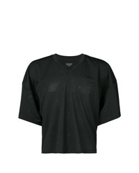 Мужская черная футболка с v-образным вырезом от Fear Of God