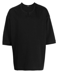 Мужская черная футболка с v-образным вырезом от FIVE CM