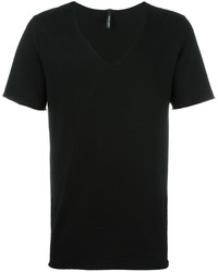 Мужская черная футболка с v-образным вырезом от Giorgio Brato