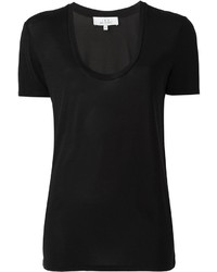 Женская черная футболка с v-образным вырезом от IRO