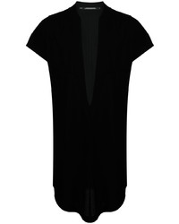 Мужская черная футболка с v-образным вырезом от Julius