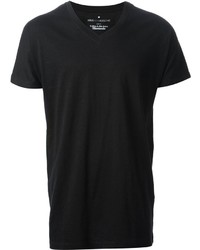 Мужская черная футболка с v-образным вырезом от Kris Van Assche