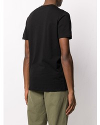 Мужская черная футболка с v-образным вырезом от DSQUARED2