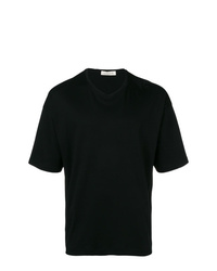 Мужская черная футболка с v-образным вырезом от MACKINTOSH