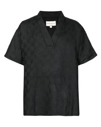 Мужская черная футболка с v-образным вырезом от Onefifteen