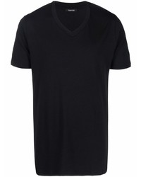 Мужская черная футболка с v-образным вырезом от Tom Ford