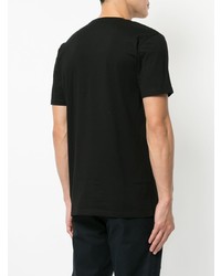Мужская черная футболка с v-образным вырезом от Loveless