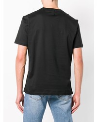 Мужская черная футболка с v-образным вырезом от Billionaire