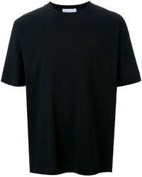 Черная футболка с геометрическим рисунком