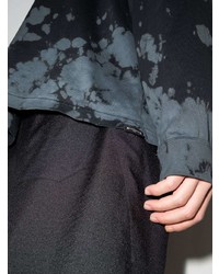 Мужская черная футболка с длинным рукавом с принтом тай-дай от Mastermind Japan