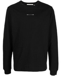 Мужская черная футболка с длинным рукавом с принтом от 1017 Alyx 9Sm