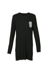 Мужская черная футболка с длинным рукавом с принтом от 11 By Boris Bidjan Saberi