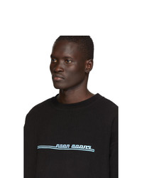 Мужская черная футболка с длинным рукавом с принтом от Noon Goons