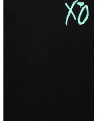 Мужская черная футболка с длинным рукавом с принтом от The Weeknd