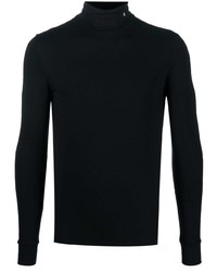 Мужская черная футболка с длинным рукавом с принтом от Raf Simons
