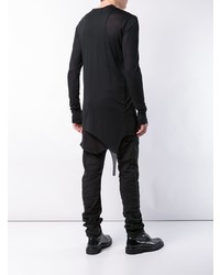 Мужская черная футболка с длинным рукавом от Army Of Me