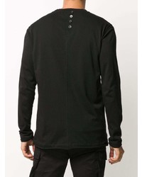 Мужская черная футболка с длинным рукавом от Damir Doma