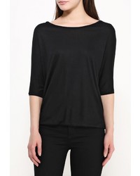 Женская черная футболка с длинным рукавом от Baon