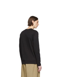 Мужская черная футболка с длинным рукавом от Comme Des Garcons SHIRT
