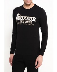 Мужская черная футболка с длинным рукавом от Boxeur Des Rues