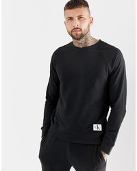 Мужская черная футболка с длинным рукавом от Calvin Klein