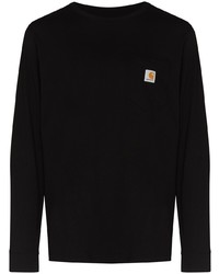Мужская черная футболка с длинным рукавом от Carhartt WIP