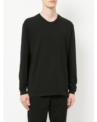 Мужская черная футболка с длинным рукавом от Jac+ Jack