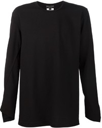 Мужская черная футболка с длинным рукавом от Comme des Garcons