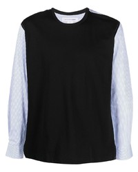 Мужская черная футболка с длинным рукавом от Comme Des Garcons SHIRT