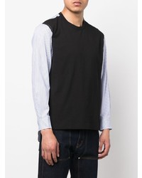 Мужская черная футболка с длинным рукавом от Comme Des Garcons SHIRT