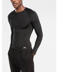 Мужская черная футболка с длинным рукавом от Balenciaga