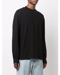 Мужская черная футболка с длинным рукавом от Han Kjobenhavn
