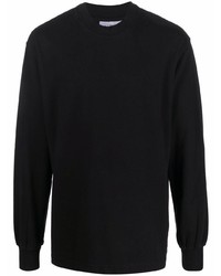 Мужская черная футболка с длинным рукавом от Han Kjobenhavn