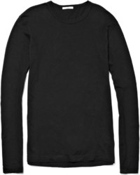 Мужская черная футболка с длинным рукавом от James Perse