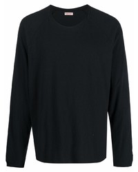 Мужская черная футболка с длинным рукавом от KAPITAL