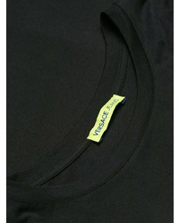 Женская черная футболка с длинным рукавом от Versace Jeans
