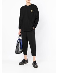 Мужская черная футболка с длинным рукавом от BAPE BLACK *A BATHING APE®