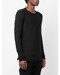 Мужская черная футболка с длинным рукавом от Masnada