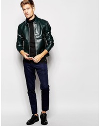 Мужская черная футболка с длинным рукавом от Esprit