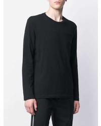 Мужская черная футболка с длинным рукавом от Helmut Lang