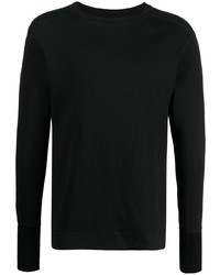 Мужская черная футболка с длинным рукавом от MM6 MAISON MARGIELA