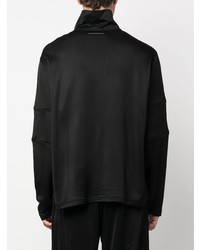 Мужская черная футболка с длинным рукавом от MM6 MAISON MARGIELA