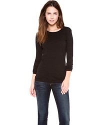 Женская черная футболка с длинным рукавом от Rag & Bone