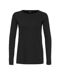 Женская черная футболка с длинным рукавом от Replay