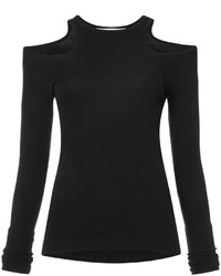 Женская черная футболка с длинным рукавом от Rosetta Getty