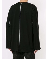 Мужская черная футболка с длинным рукавом от AFFIX