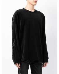 Мужская черная футболка с длинным рукавом от Mastermind World