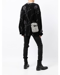 Мужская черная футболка с длинным рукавом от Mastermind World