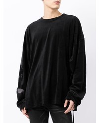 Мужская черная футболка с длинным рукавом от Mastermind World